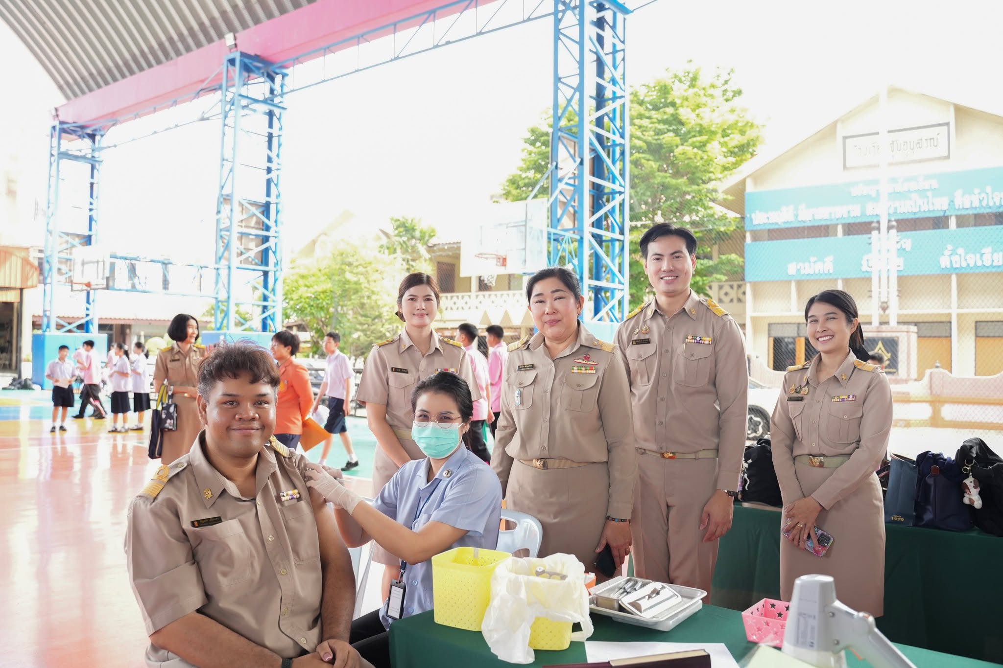 การฉีดวัคซีนป้องกันโรคไข้หวัดใหญ่ ประจำปีการศึกษา 2569 